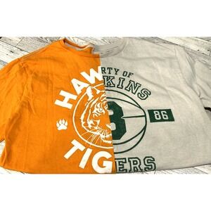 Official Netflix Stranger Things T-shirt MEDIUM Hawking High School Split Design